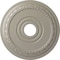 Ekena Millwork Munich Ceiling Medallion (Fits Canopies up to 5 5/8"), 17 1/2"OD x 3 5/8"ID x 1"P, Pearl White CM17MUPWS - alternate 1